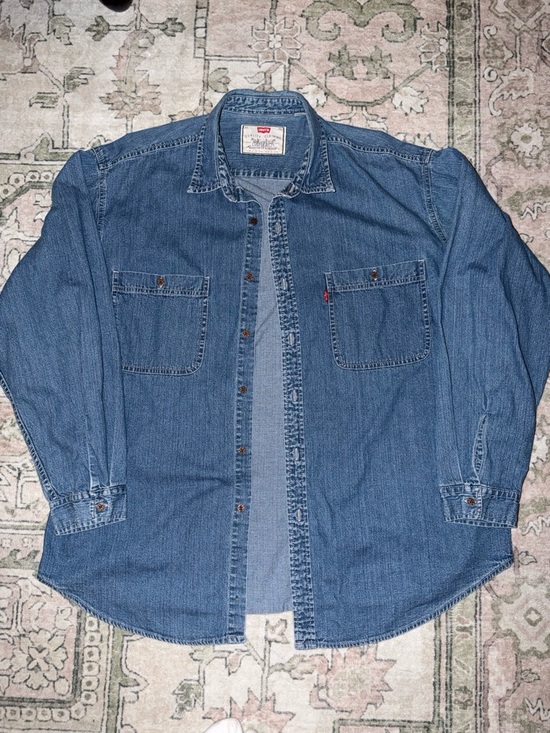 Levi's Other - Vintage Levi's Light Blue Denim Shirt with Logo Patch